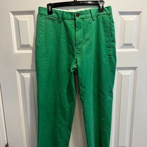 Polo by Ralph Lauren Men's Suffield Pant Green Sz 30/31 Pima Cotton